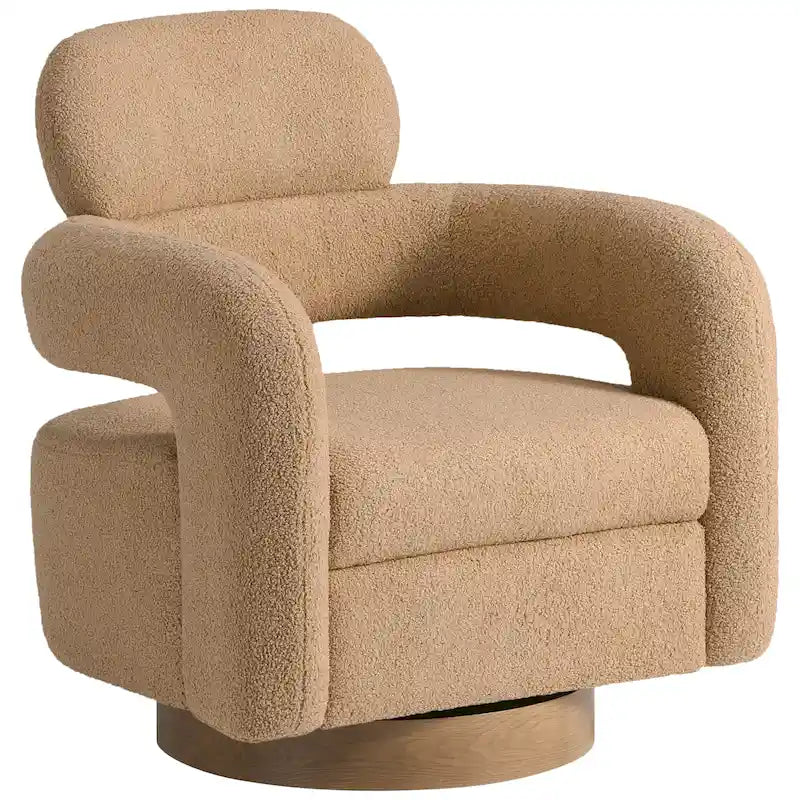 Fauteuil pivotant Sherpa large de 29 po