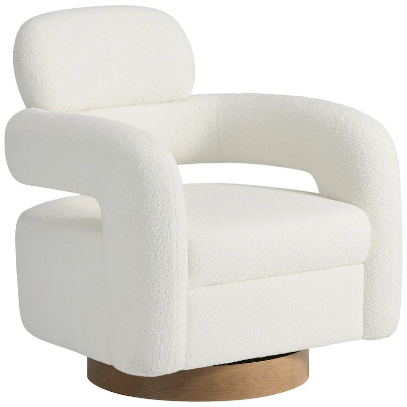 Fauteuil pivotant Sherpa large de 29 po