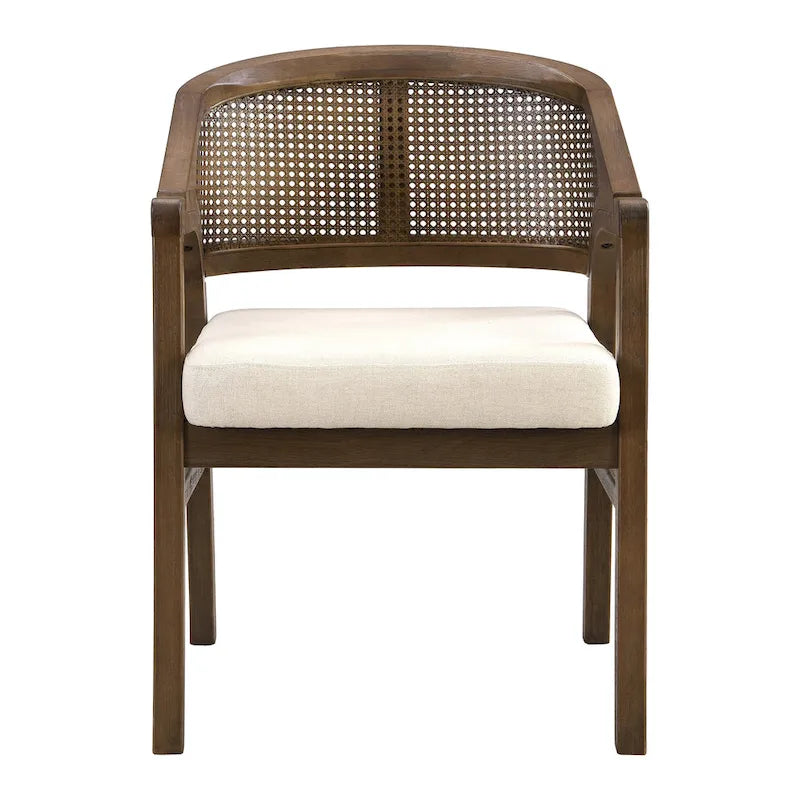 Chaise de salle à manger cannée (lot de 2)