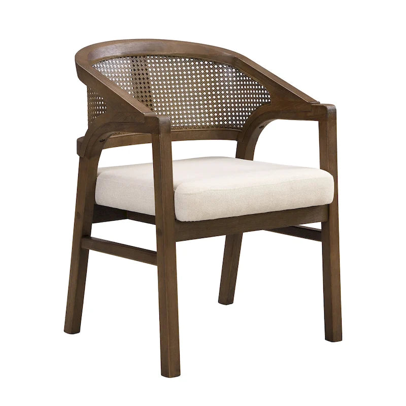 Chaise de salle à manger cannée (lot de 2)