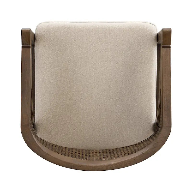Chaise de salle à manger cannée (lot de 2)