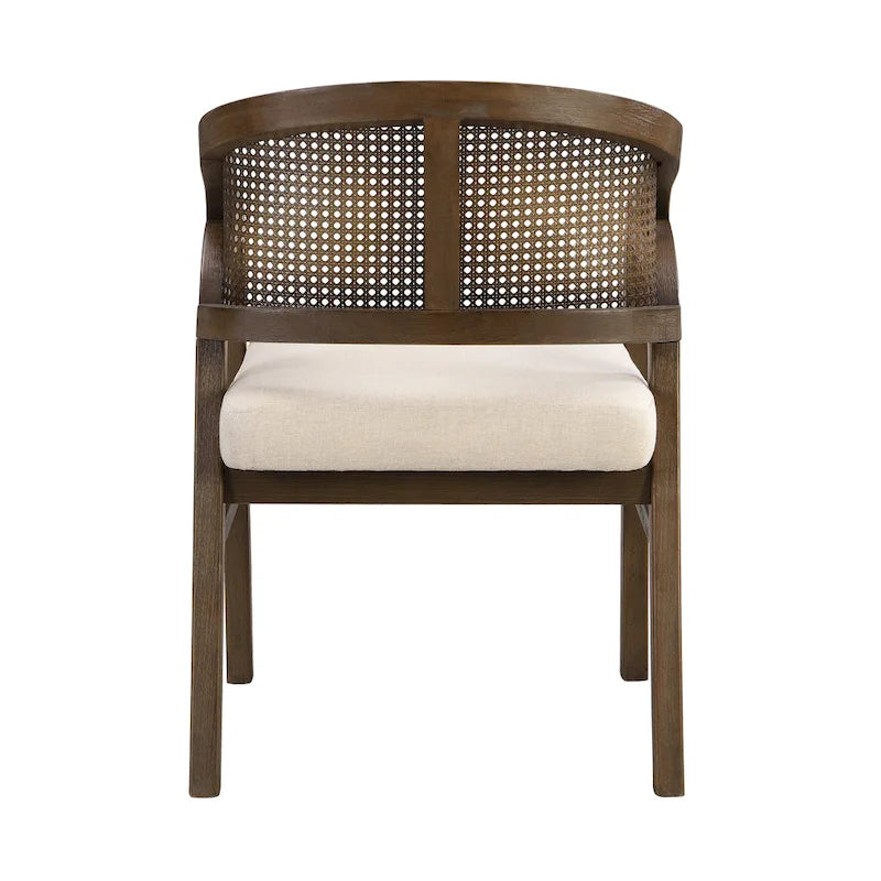 Chaise de salle à manger cannée (lot de 2)