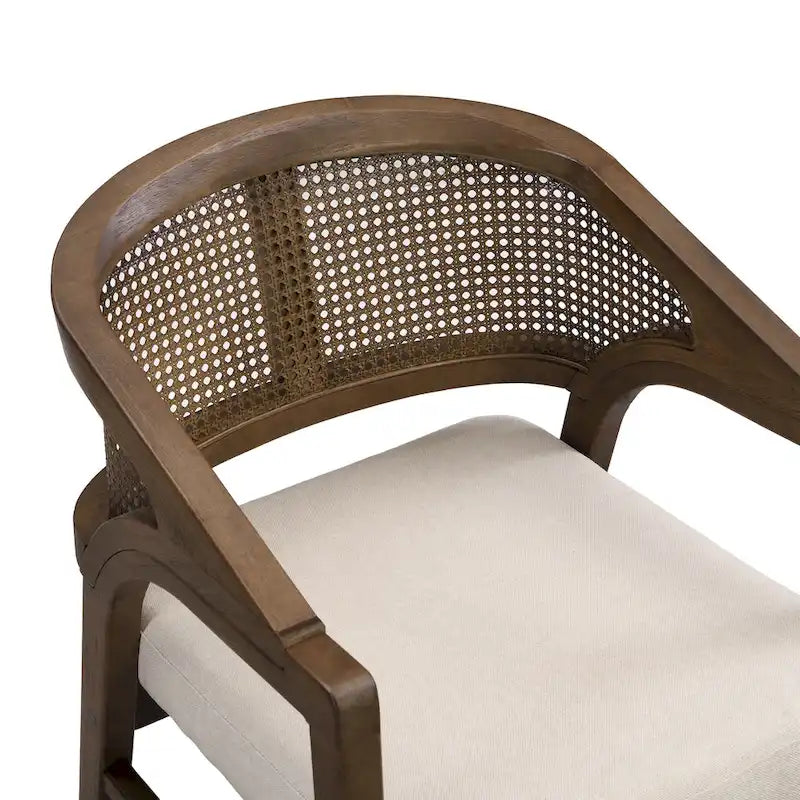 Chaise de salle à manger cannée (lot de 2)
