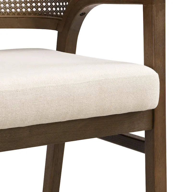 Chaise de salle à manger cannée (lot de 2)