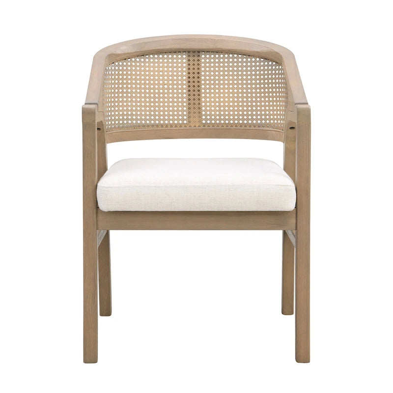 Chaise de salle à manger cannée (lot de 2)