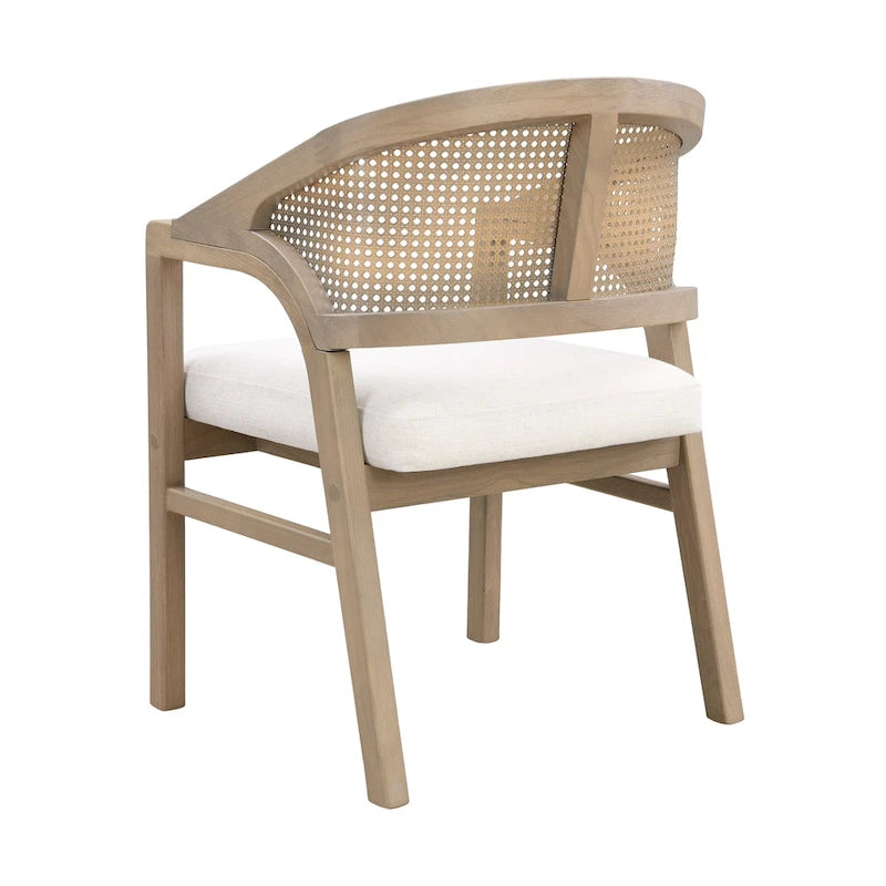Chaise de salle à manger cannée (lot de 2)