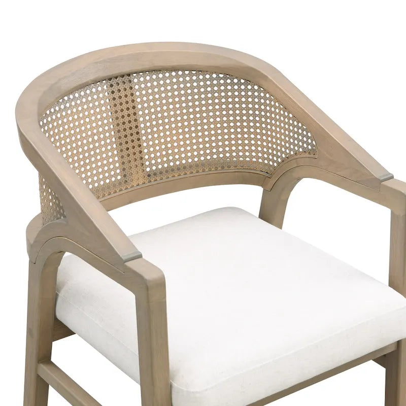Chaise de salle à manger cannée (lot de 2)
