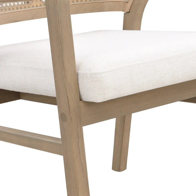 Chaise de salle à manger cannée (lot de 2)