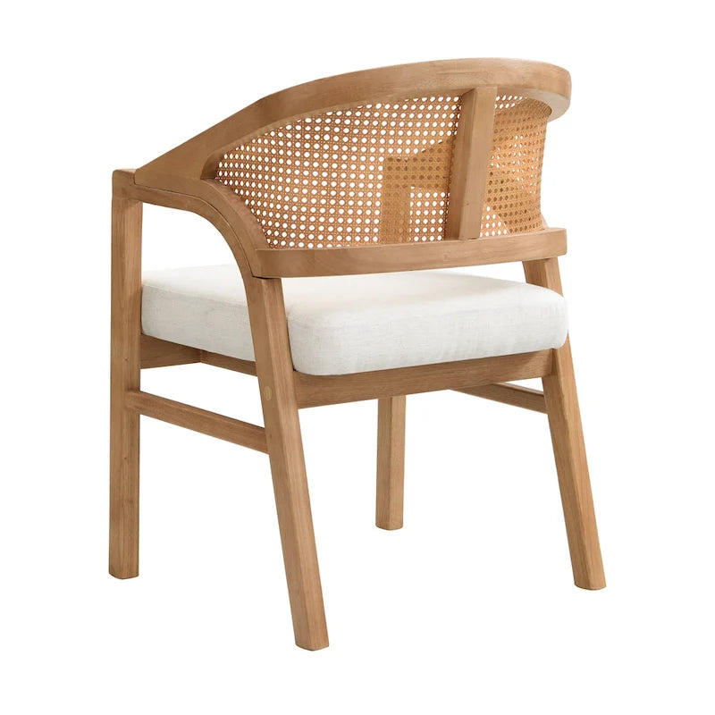 Chaise de salle à manger cannée (lot de 2)