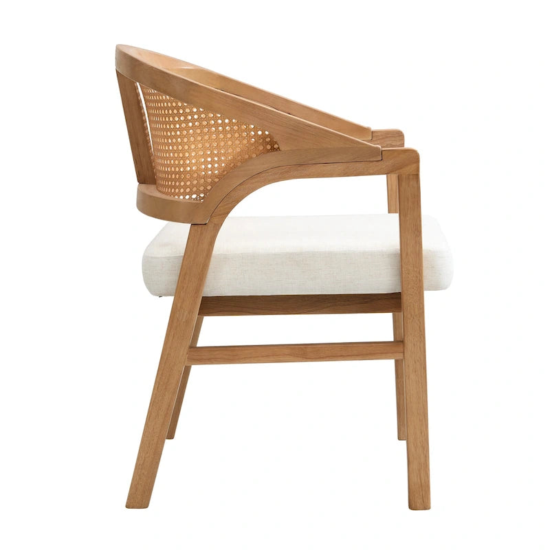 Chaise de salle à manger cannée (lot de 2)