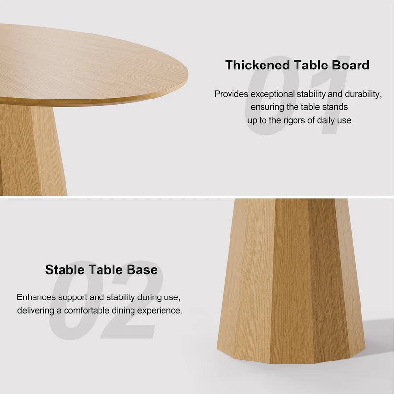 Table à manger ovale 67 po avec 3 options de couleur pour 6 personnes - 67x33.5x31