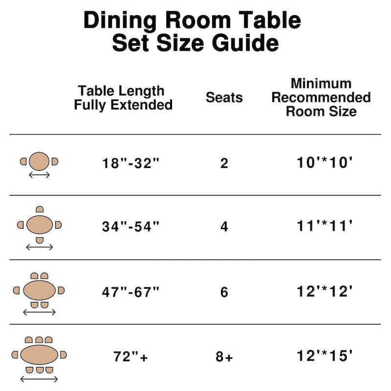 Table à manger ovale 67 po avec 3 options de couleur pour 6 personnes - 67x33.5x31