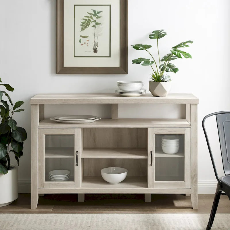 Console TV buffet haute 52 pouces