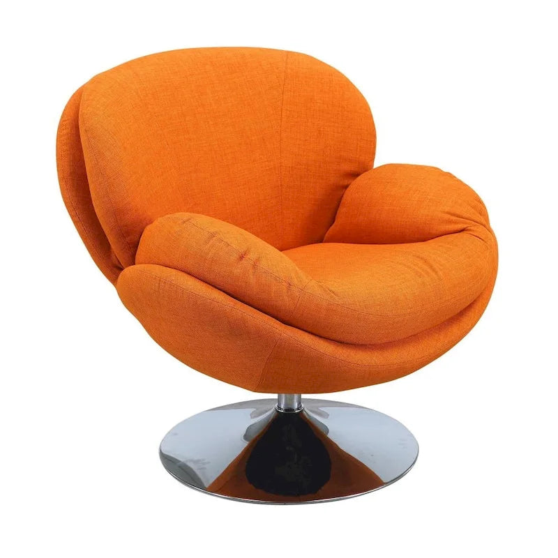 Fauteuil d'appoint décontracté en tissu kaki