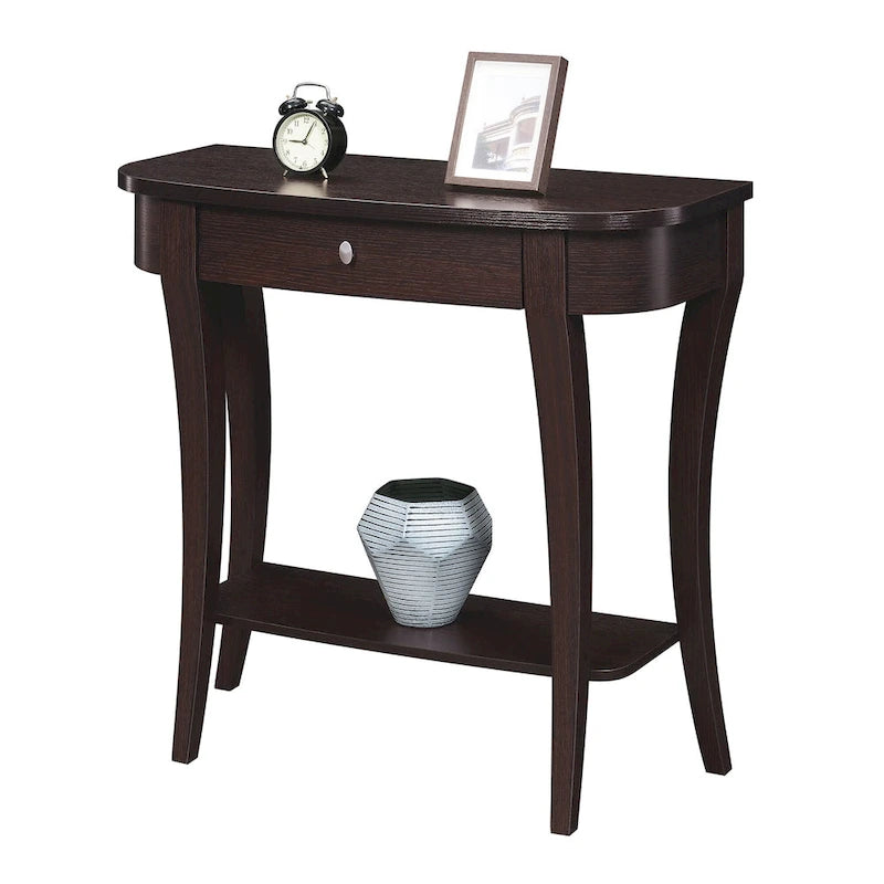 Console à 1 tiroir avec étagère