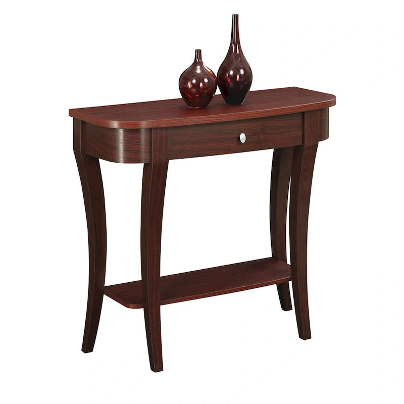 Console à 1 tiroir avec étagère