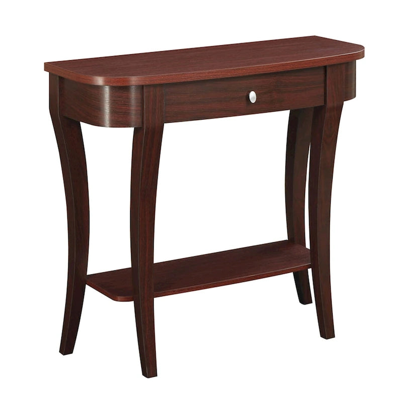 Console à 1 tiroir avec étagère