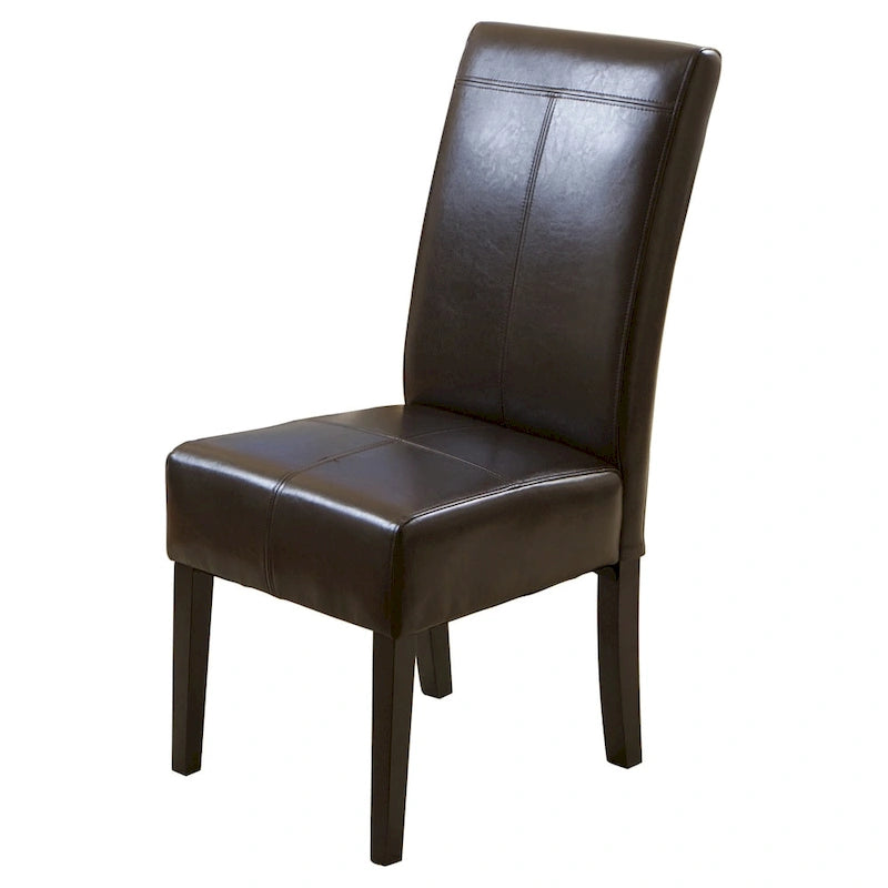 Chaises de salle à manger capitonnées à surpiqûres en T (lot de 6) par