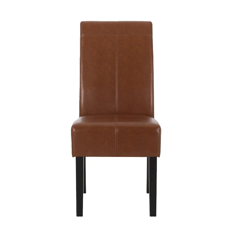 Chaises de salle à manger capitonnées à surpiqûres en T (lot de 6) par