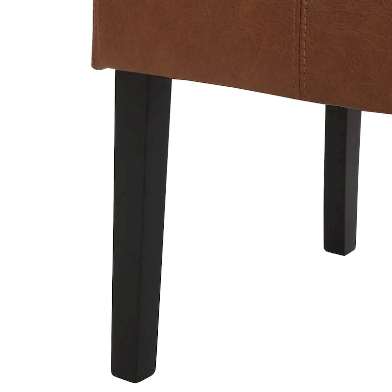 Chaises de salle à manger capitonnées à surpiqûres en T (lot de 6) par