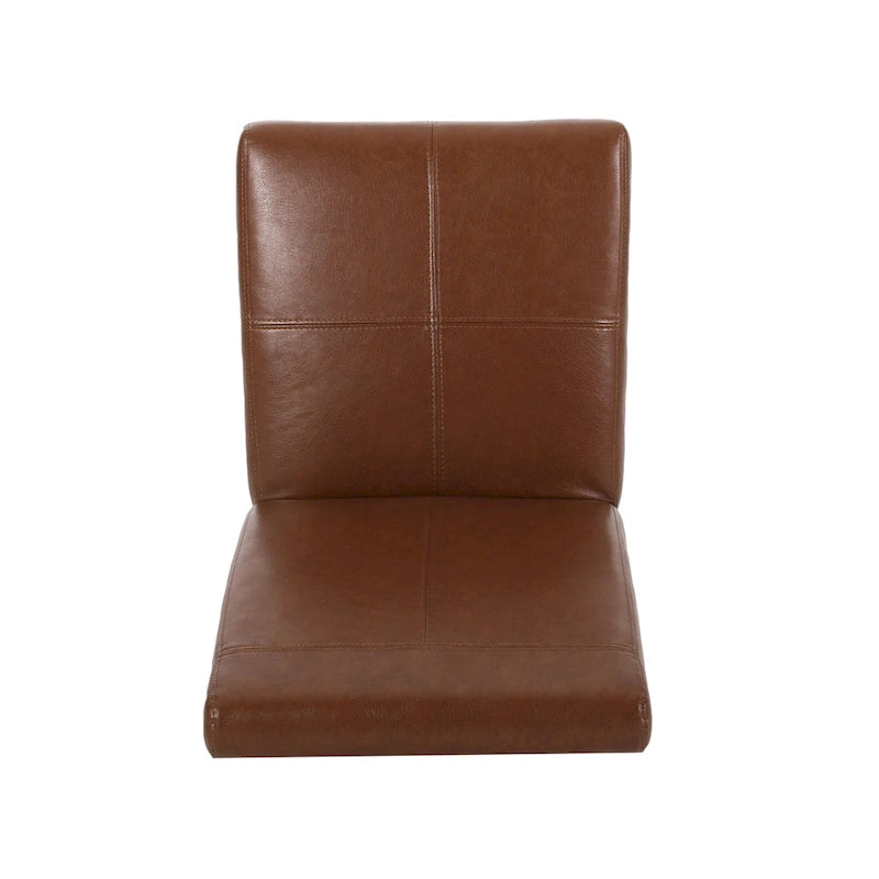 Chaises de salle à manger capitonnées à surpiqûres en T (lot de 6) par