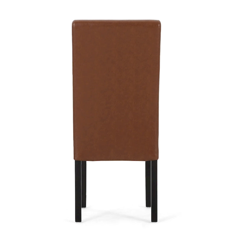 Chaises de salle à manger capitonnées à surpiqûres en T (lot de 6) par
