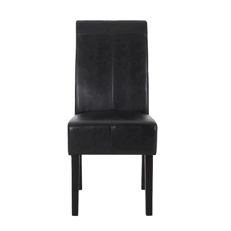 Chaises de salle à manger capitonnées à surpiqûres en T (lot de 6) par