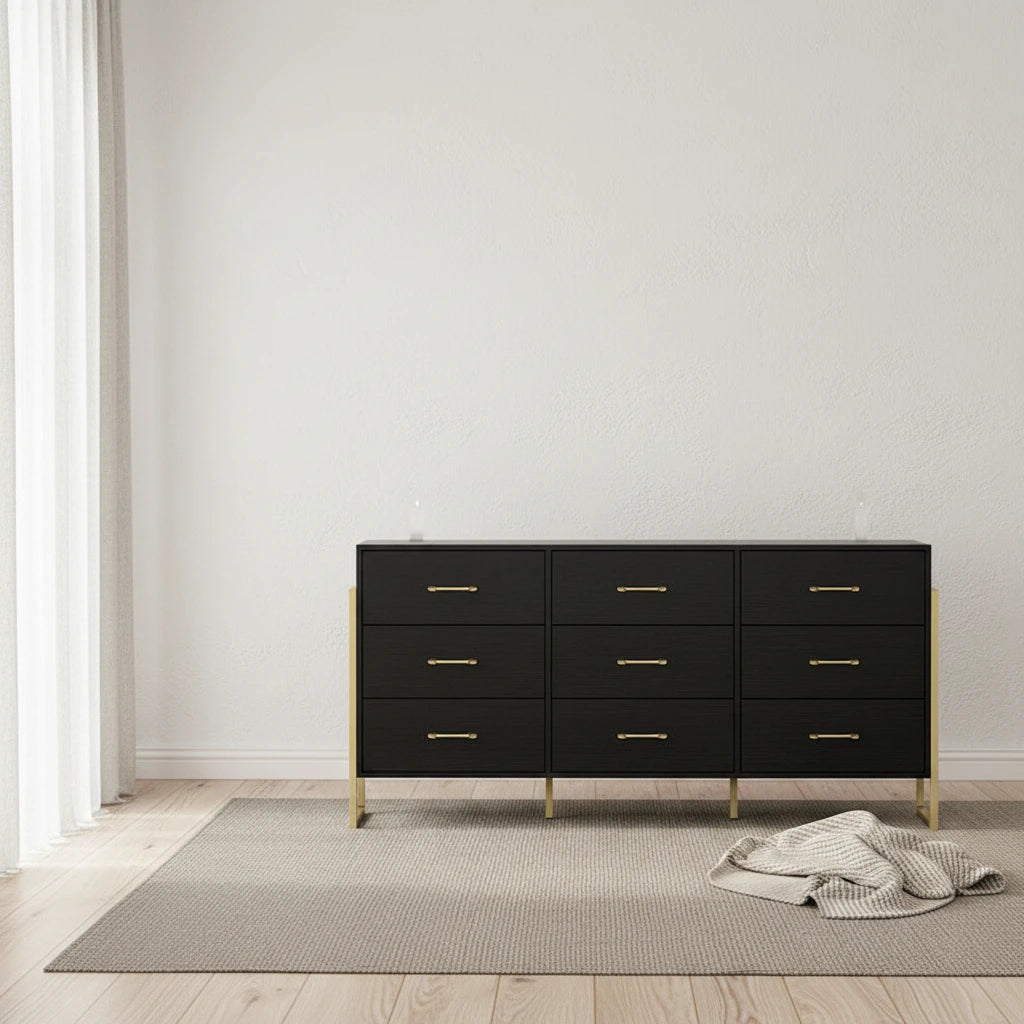 Large 61.4 Dresser - Abundant Storage, Timeless Design Drawers