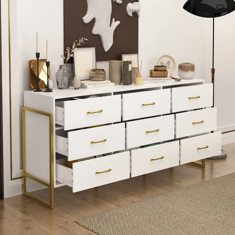 Grande commode 61,4 - Rangement abondant, tiroirs au design intemporel