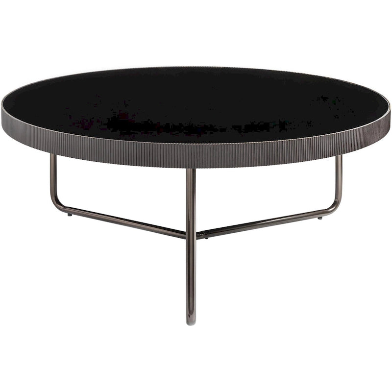 Table basse ronde faite à la main