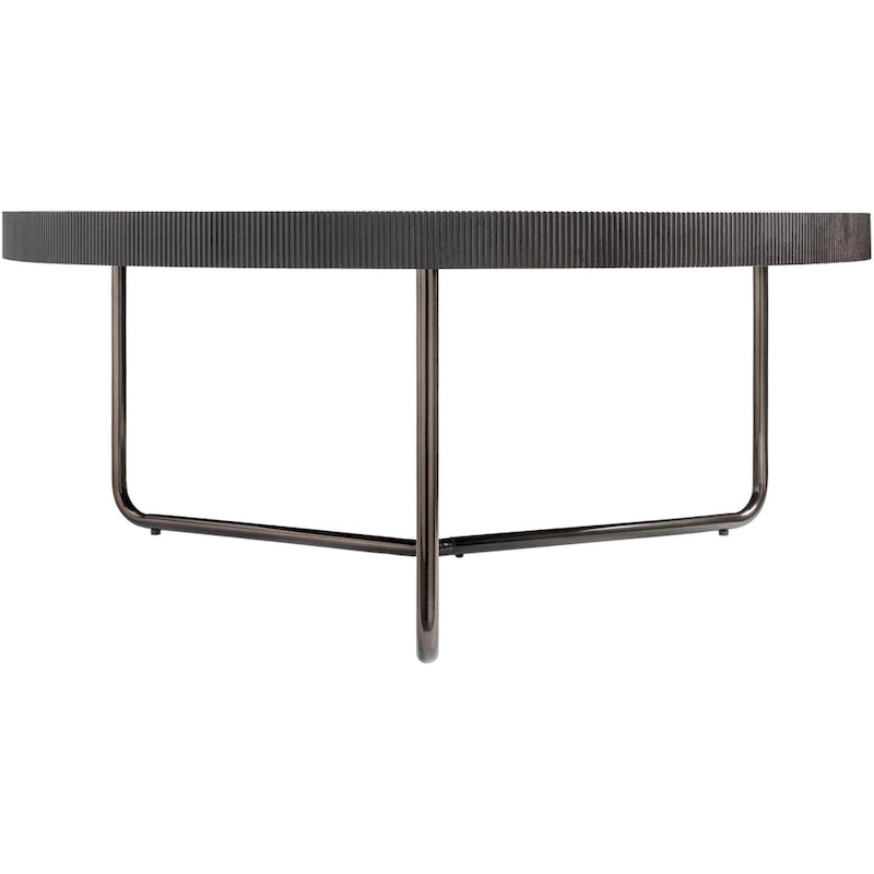 Table basse ronde faite à la main