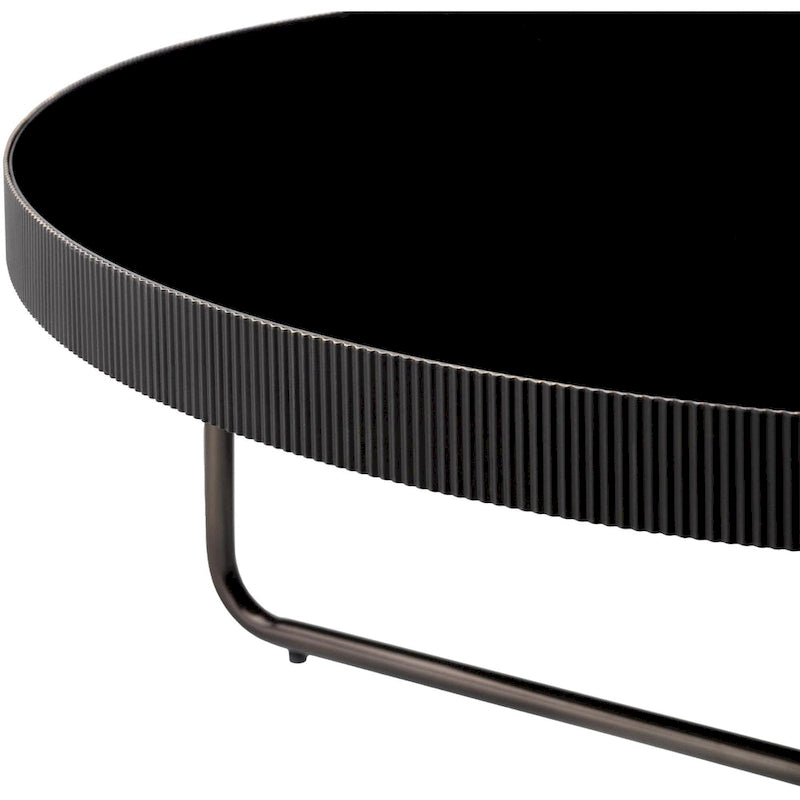 Table basse ronde faite à la main