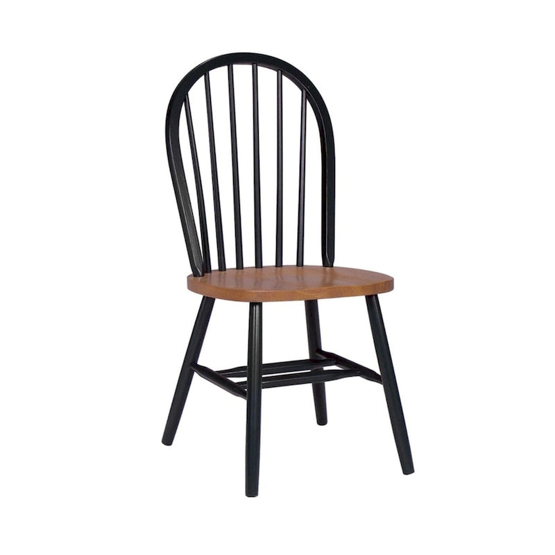 Chaise de salle à manger Windsor à dossier brochettes en bois massif