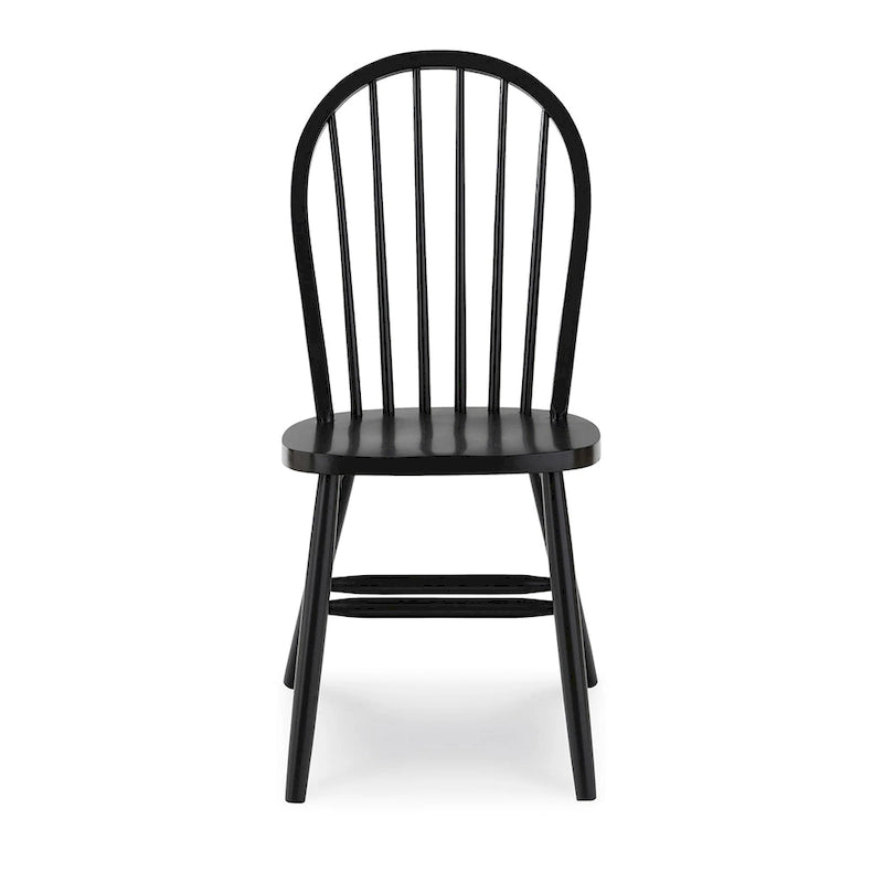 Chaise de salle à manger Windsor à dossier brochettes en bois massif