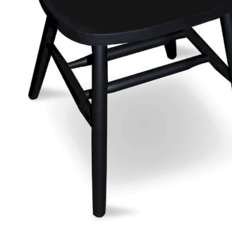 Chaise de salle à manger Windsor à dossier brochettes en bois massif
