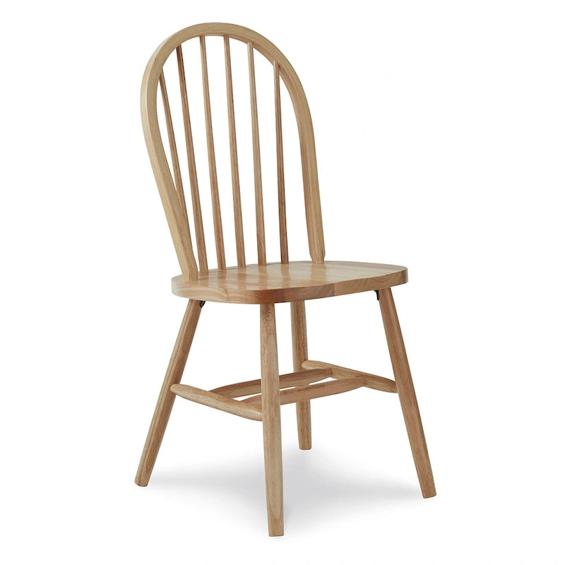 Chaise de salle à manger Windsor à dossier brochettes en bois massif