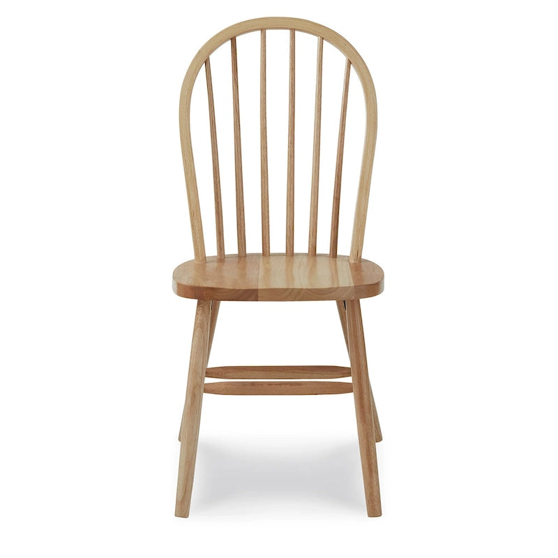 Chaise de salle à manger Windsor à dossier brochettes en bois massif