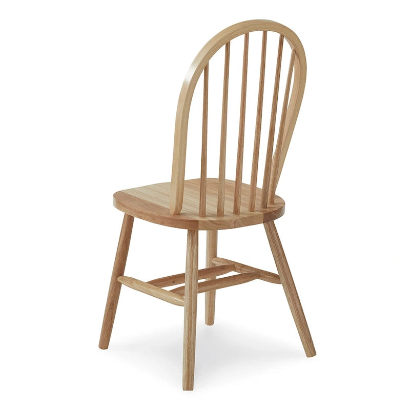 Chaise de salle à manger Windsor à dossier brochettes en bois massif