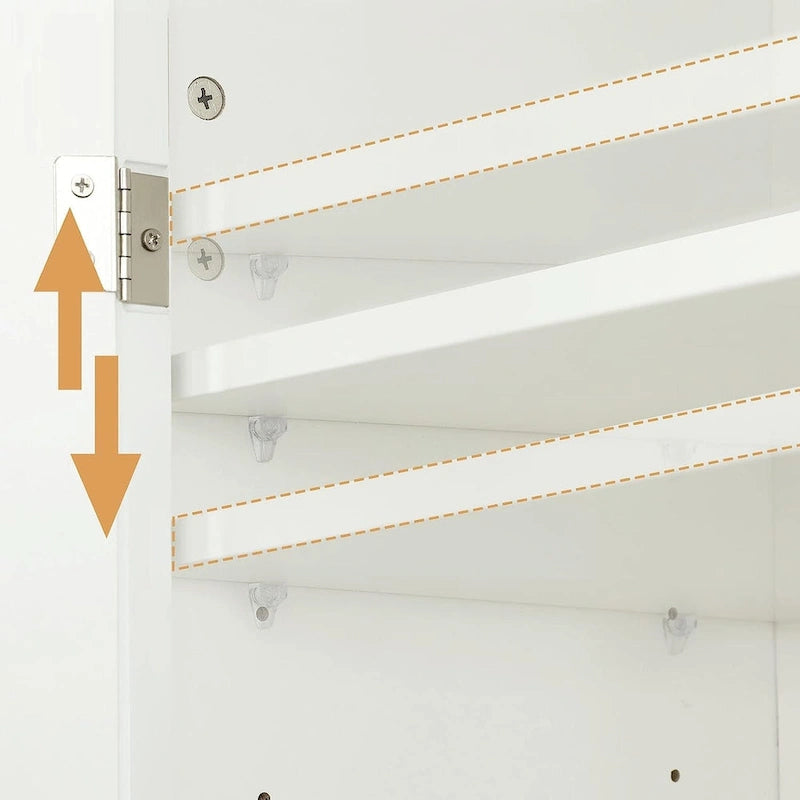 Meuble de cuisine autoportant de 71 po, grand meuble de rangement avec tiroir et étagères réglables, armoire de sol à 2 portes