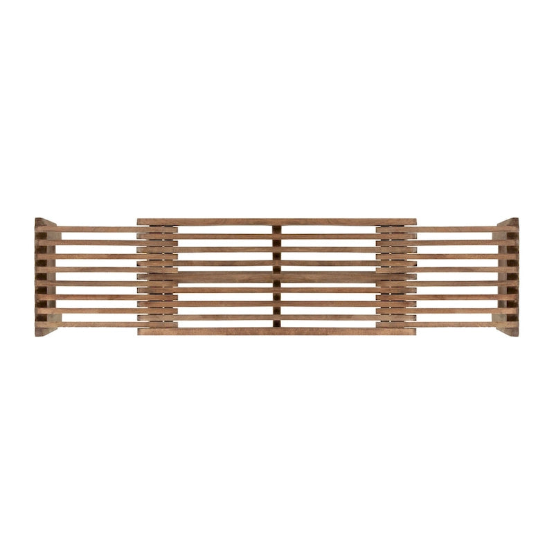 Banc extensible en manguier massif naturel par