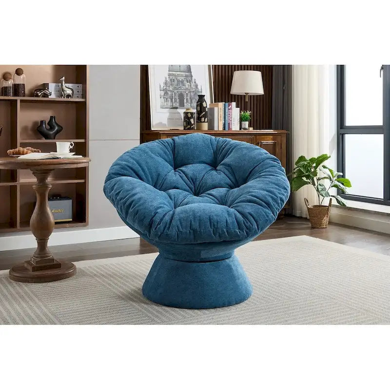 Fauteuil tonneau pivotant à 360° Grand fauteuil d'appoint pivotant