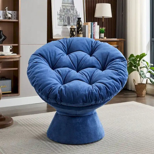 Fauteuil tonneau pivotant à 360° Grand fauteuil d'appoint pivotant