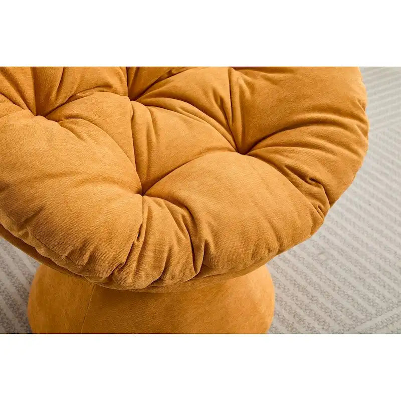 Fauteuil tonneau pivotant à 360° Grand fauteuil d'appoint pivotant