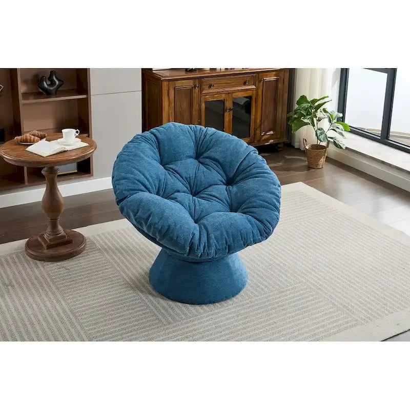 Fauteuil tonneau pivotant à 360° Grand fauteuil d'appoint pivotant