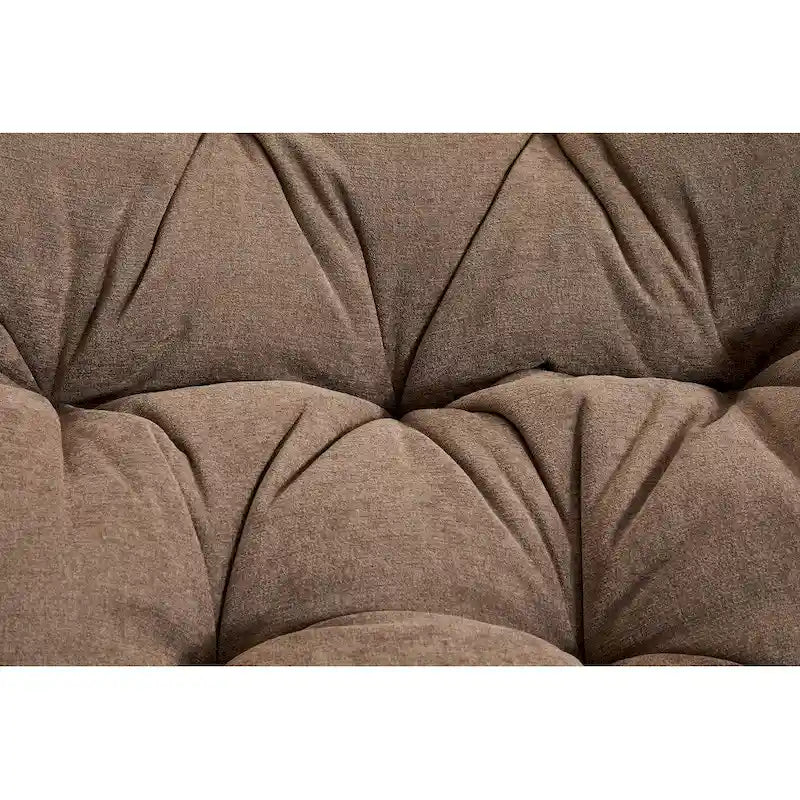 Fauteuil tonneau pivotant à 360° Grand fauteuil d'appoint pivotant