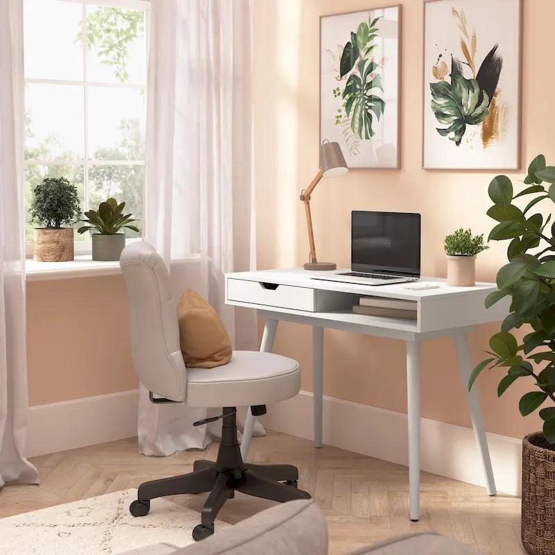Bureau d'ordinateur 40W avec rangement