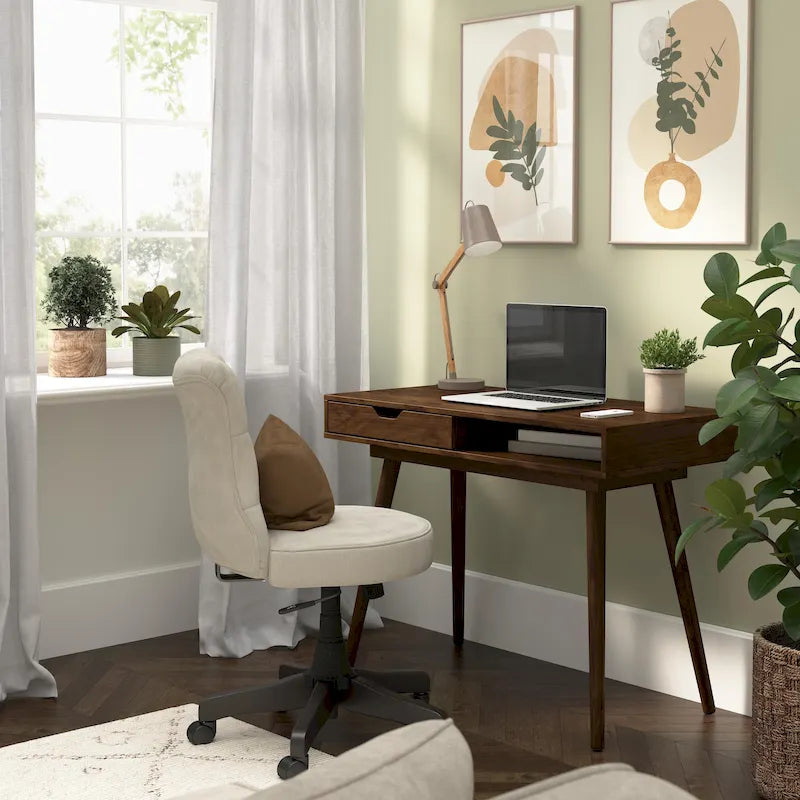 Bureau d'ordinateur 40W avec rangement