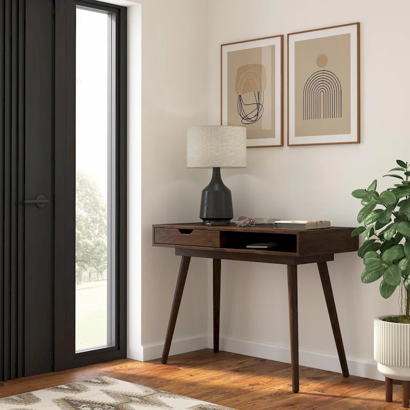 Bureau d'ordinateur 40W avec rangement