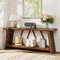 Table console d'appoint de canapé en bois de 180 cm pour entrée
